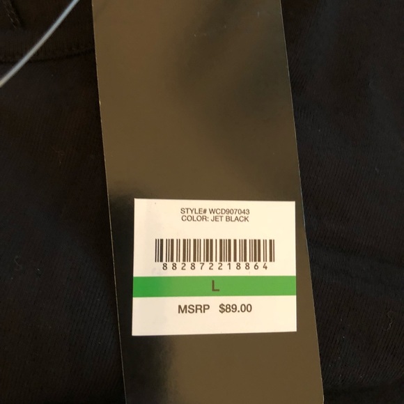 Bebe black keyhole knit dress NWT Large - Picture 3 of 7